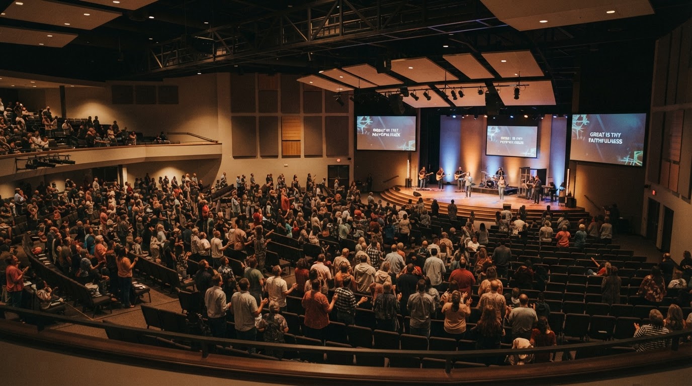 King's House Church worship service in Meriden, Connecticut