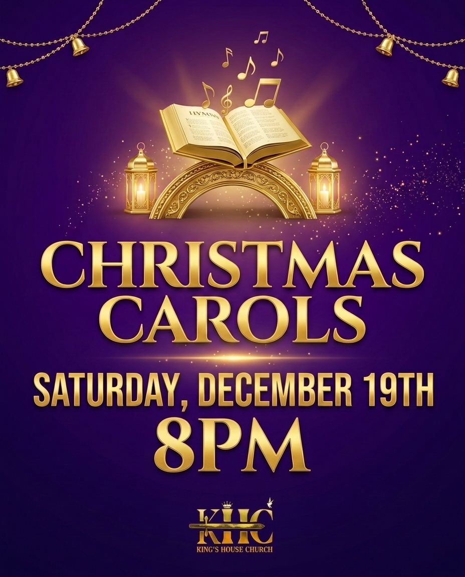 Christmas Carols — Saturday, December 19th, 8pm
